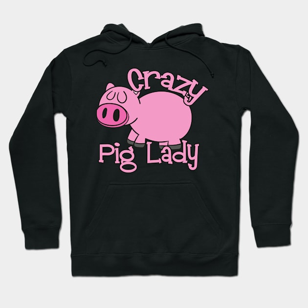 Crazy pig lady Hoodie by HouldingAlastairss
